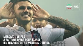 Mercato : Le PSG a fait une offre pour Icardi (en-dessous de 65 millions d'euros)