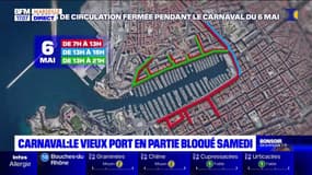 Carnaval: le Vieux-Port en partie bloqué ce samedi