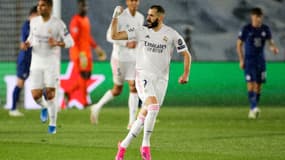 Karim Benzema lors de Real-Chelsea