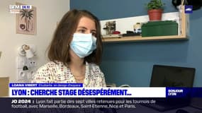 Cette étudiante lyonnaise évoque la difficulté de trouver stage à cause de la crise sanitaire