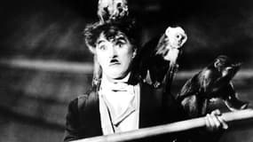 Charlie Chaplin dans le film "Le Cirque"