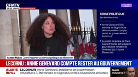 Annie Genevard, ministre démissionnaire de l'Agriculture, souhaite rester au gouvernement