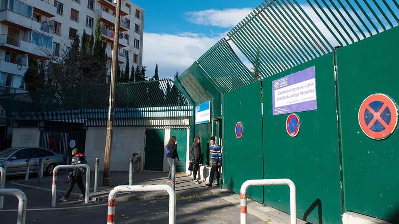 Le collège Versailles, à Marseille, a été la cible de tirs de flèches, ce lundi matin