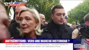 "Nous sommes là où nous devons être": Marine Le Pen s'exprime depuis la marche contre l'antisémitisme