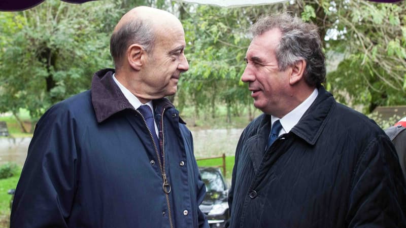 Alain Juppé et François Bayrou en novembre 2013