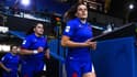 Les Bleues du XV de France féminin menées par Gaëlle Hermet en avril 2022