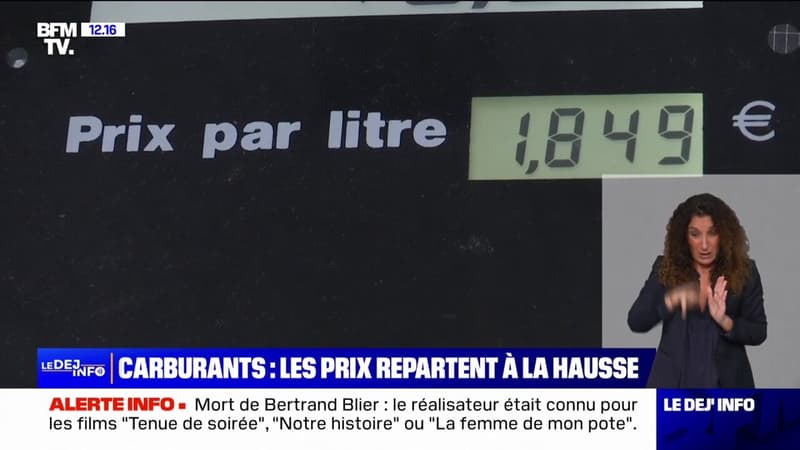 Carburants: les prix de l'essence et du gazole repartent à la hausse