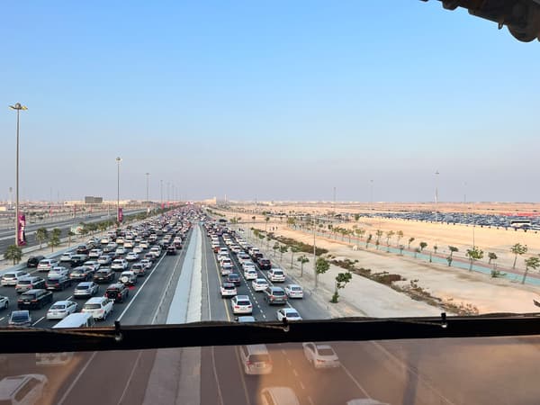 Des embouteillages impressionnants à Al-Bayt.