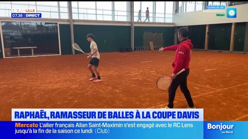 Le portrait de Raphaël, ramasseur de balles ce week-end au Portel