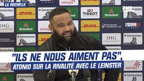 La Rochelle : "Ils ne nous aiment pas", Atonio sur la rivalité avec le Leinster