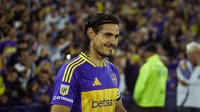 Edinson Cavani sous le maillot de Boca Juniors