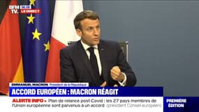 Plan de relance européen: Emmanuel Macron salue un sommet "aux conclusions historiques"