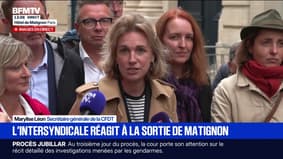 Intersyndicale à Matignon: Marylise Léon annonce une journée de mobilisation le 2 octobre prochain 