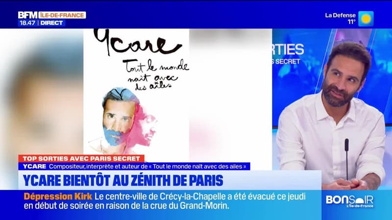 Top Sorties Paris du vendredi 11 octobre - Ycare bientôt au Zénith de Paris