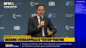 Guerre en Ukraine: le chef de l'Otan Mark Rutte appelle à "tester" Vladimir Poutine"