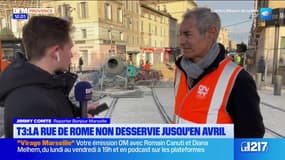 T3: la rue de Rome non desservie jusqu'en avril
