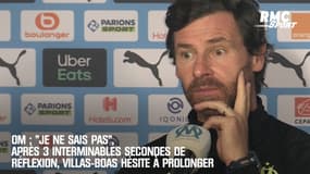 OM : "Je ne sais pas", après 3 secondes interminables Villas-Boas hésite à prolonger