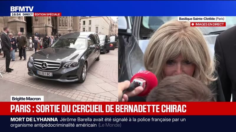 "De là où elle est, je suis persuadée que c'est ce type d'hommage qu'elle aurait voulu": Brigitte Macron rend hommage à Bernadette Chirac