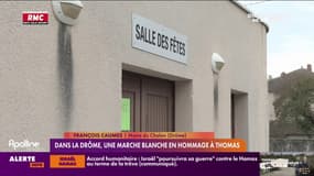 Dans la Drôme, une marche blanche en hommâge à Thomas