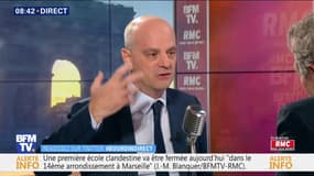 Jean-Michel Blanquer: "C'est toujours cette idée de vouloir faire peur, d'interpréter négativement les choses."