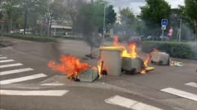 De nouvelles tensions ont éclaté à Dijon (Côte-d'Or), le 15 juin 2020.