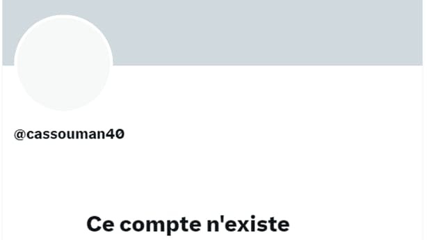 Comme Christophe Cassou, climatologue au Cerfacs de Toulouse dont le compte n'est plus accessible depuis le 5 août dernier. 