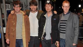 Graham Coxon , Alex James, Damon Albarn et Dave Rowntree, du groupe Blur.