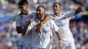 Karim Benzema célèbre un but