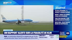 Un rapport alerte sur la fragilité de KLM