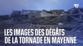 "Une vie de travail partie comme un château de cartes": un agriculteur témoigne après la tornade en Mayenne