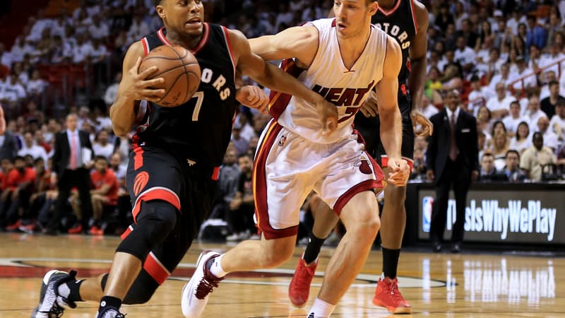 Kyle Lowry face à Goran Dragic