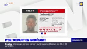 Lyon: disparition inquiétante d'un jeune homme de 20 ans