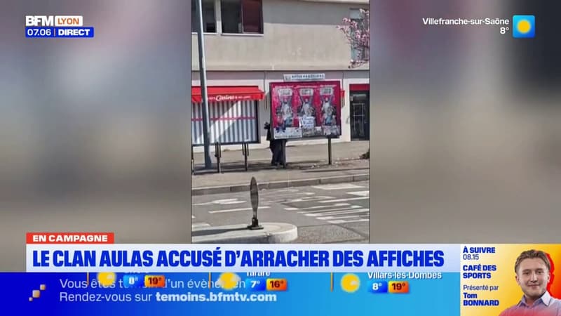 Elections : Le clan Aulas accusé d'arracher des affiches