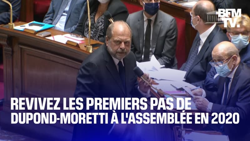 LIGNE ROUGE - Revivez les premiers pas d'Éric Dupond-Moretti à l'Assemblée nationale en 2020