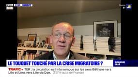 Crise migratoire: pour Daniel Fasquelle, maire du Touquet-Paris-Plage, la solution est "d'obtenir des Britanniques qu'ils accueillent sur leur sol des demandeurs d'asile"