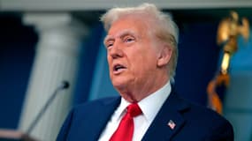 Le président américain Donald Trump le 30 janvier à la Maison Blanche.