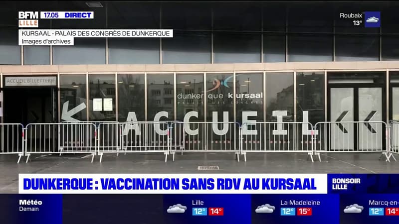Dunkerque: une vaccination possible sans rendez-vous au Kursaal jusqu'à jeudi