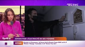 RMC s'engage pour Johan, célibataire qui règle des factures d'électricité énormes