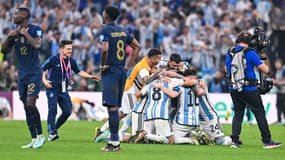 La joie des Argentins après les tirs au but contre la France.