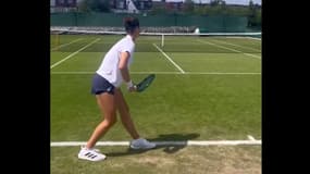 Loïs Boisson à l'entraînement