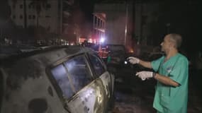 Un hôpital de Gaza a été touché par une frappe mardi soir. 