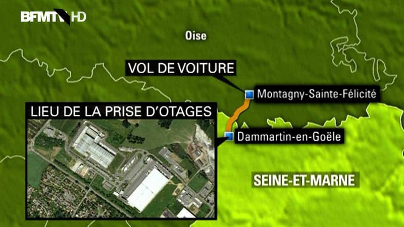 Les deux hommes se sont retranchés à Dammartin-en-Goêle (photo d'illustration).