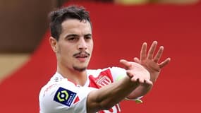 L'attaquant de Monaco Wissam Ben Yedder, auteur d'un doublé contre Metz, le 3 avril 2021 au stade Louis-II