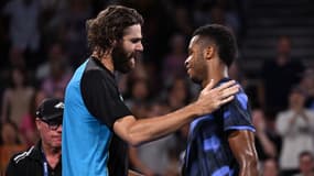 Opelka et Mpetshi Perricard après leurs demi-finales à Brisbane