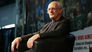 Christopher Lloyd, acteur de la trilogie "Retour vers le futur", lors du Paris Manga et Sci-fI Show les 6 et 7 février 2016.