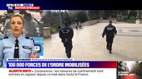 "Les gendarmes sont déployés en poste fixe et aussi en mobilité" Porte-parole de la Gendarmerie  nationale