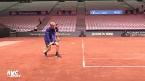 Coupe Davis : "Ce sera inoubliable", des jeunes ont foulé la terre battue au stade Pierre Mauroy
