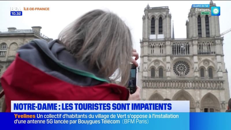 Notre-Dame: les touristes sont impatients de la réouverture