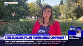 Rouen: Marine Caron s'interroge sur la nécessité "d'arrêter brutalement" le conseil municipal après les propos polémiques d'un élu