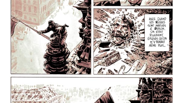Une planche de la BD "La Patrie des Frères Werner" Une planche de la BD "La Patrie des Frères Werner"